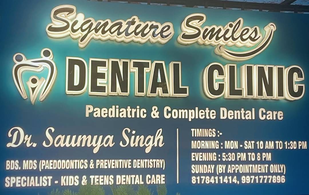 Signature Smiles Dental Clinic Board